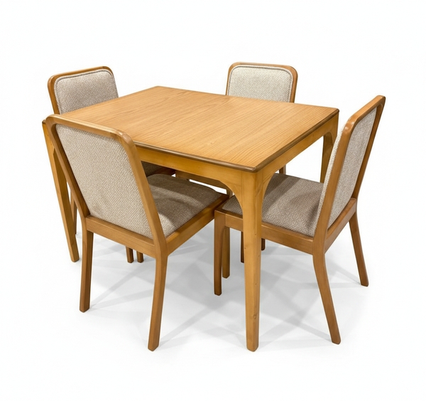 تصویر ست ناهارخوری قاب آینه ای ساده