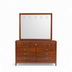 image of Folia Double Bed W 180 with wooden head board