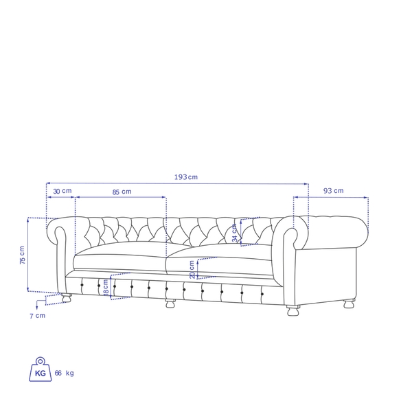 image of Larisa double sofa