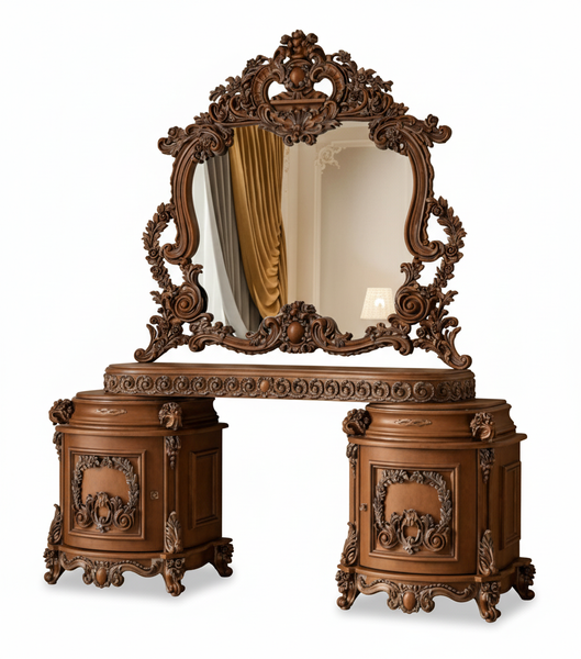 تصویر میز آرایش لوکس ملکه