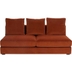 image of READ armless sofa 2.5 rust 662828