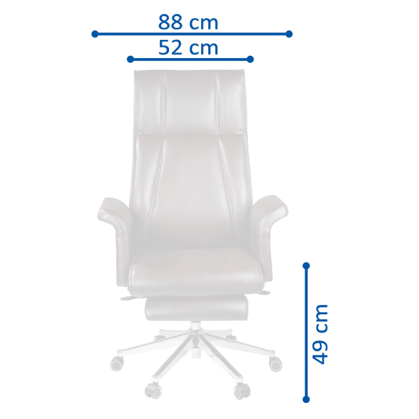 تصویر صندلی مدیریتی فوم دار کد T 1115