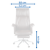 تصویر صندلی مدیریتی فوم دار کد T 1115