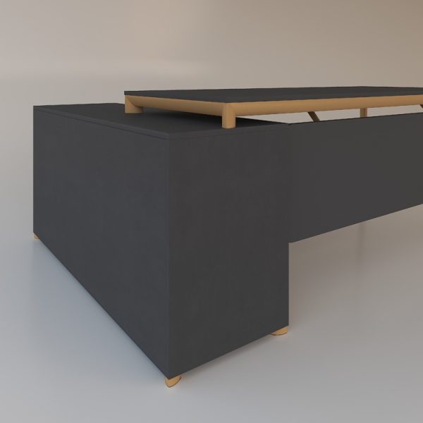 تصویر میز مدیریتی تمیس ال ثابت