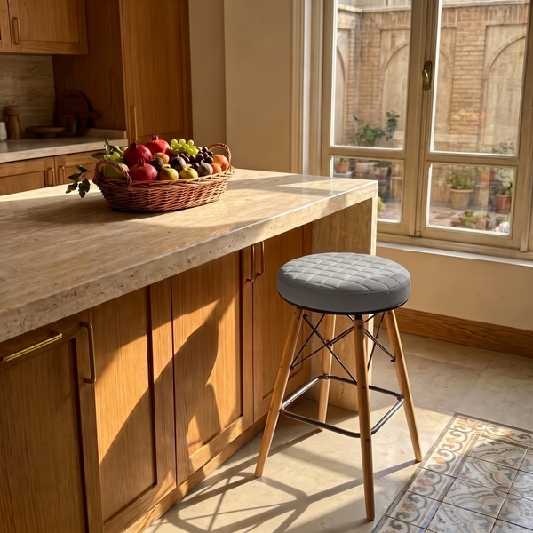 image of Basic Bar Chair with Eiffel Legs