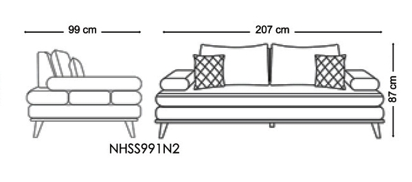 image of Messina Sofa Set