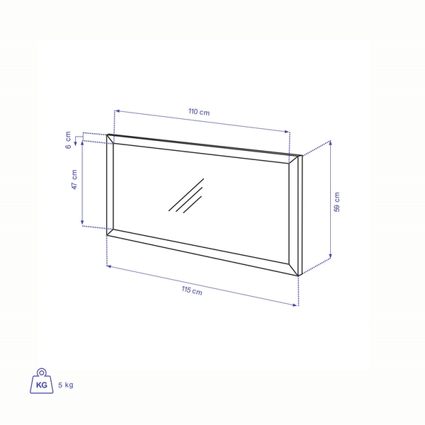 image of Toya table mirror
