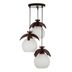 image of  3 Light Spring Hanging Lamp Code G524/3H-WT