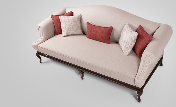 image of Chippendale Triple Sofa
