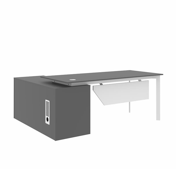 image of 551 Office Desk with low side
