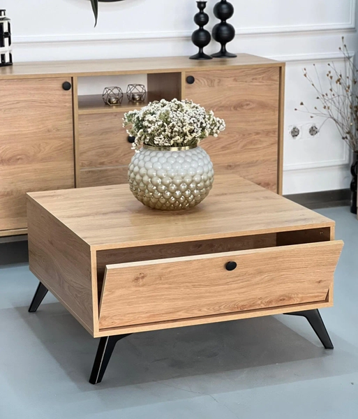 تصویر جلومبلی و عسلی سه تکه موکا