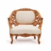 image of Zhebra Single Sofa-wood carving