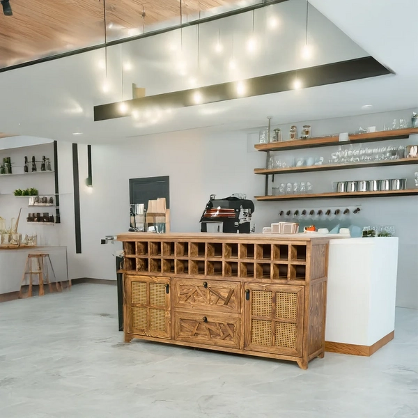 image of Oak Console and Bar