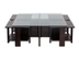 image of Novin coffee table with 4 side tables