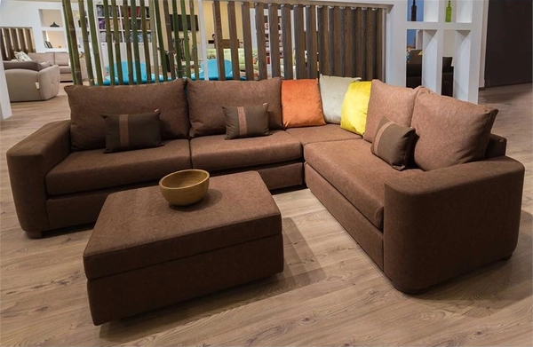 image of Brent L-shaped Sofa Set