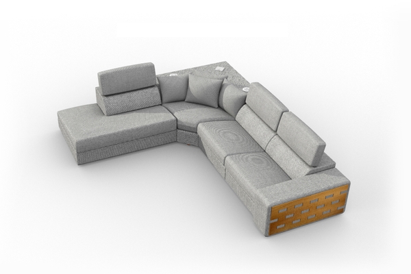 image of Lavender Corner Sofa