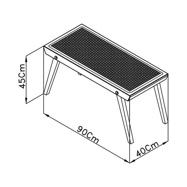 تصویر نیمکت چوبی کام فورت