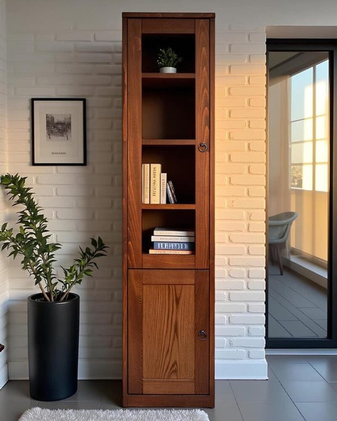 image of 45 bookcase with doors