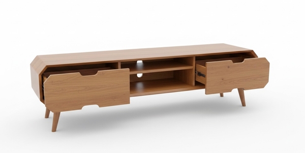 تصویر میز تلویزیون 8 ضلعی