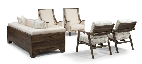 image of Silver Sofa Set