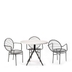 image of Tyara Dining Set TY63 Chair and T16-100 Table