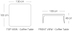 image of Rayan Coffee Table-square ceramic 2