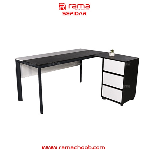 تصویر میز کارمندی سپیدار