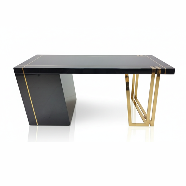 تصویر میز مدیریتی PCH پایه طلایی