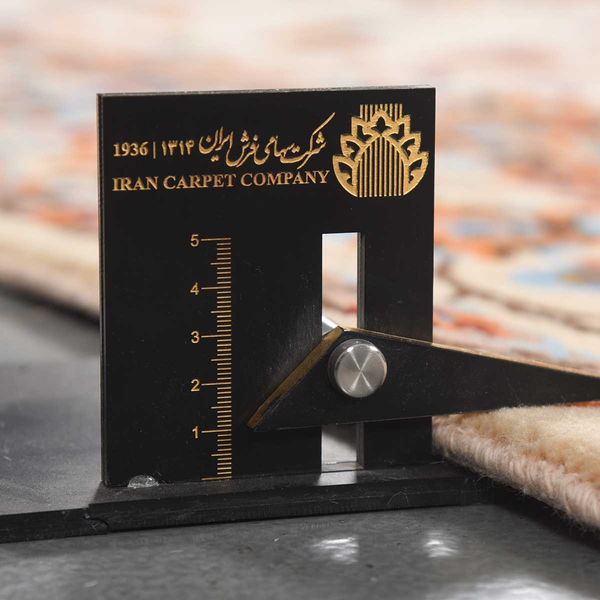 تصویر قالی چادگان 45 رج قواره پرده ای شناسه اثر 4-27046