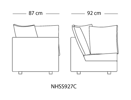 image of Brent L-shaped Sofa Set