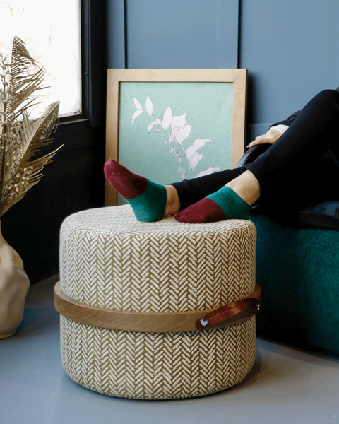 تصویر پاف با حلقه خم‌کاری‌شده