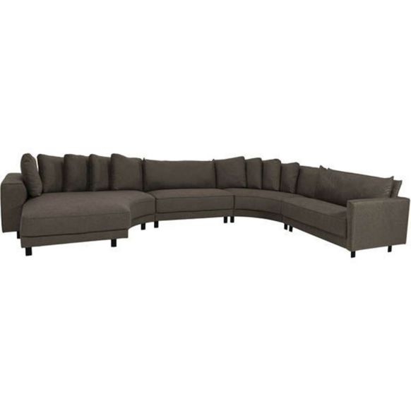 another image of SAMBA sofa U shape Right brown 669653