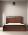 image of Concept Walnut 120 single bed