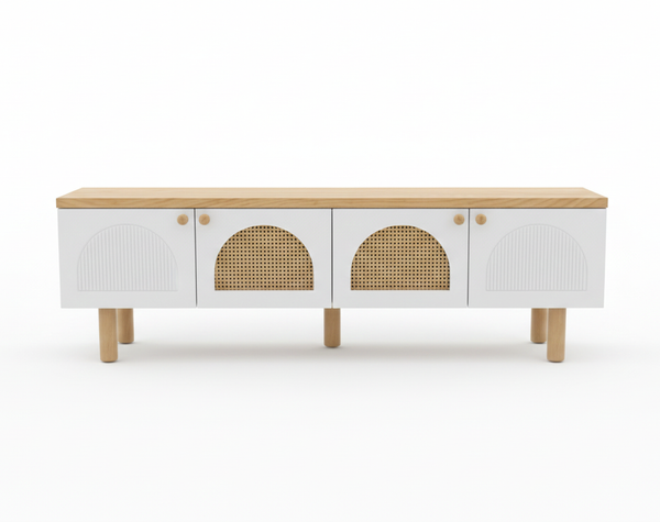 تصویر میز تلویزیون حصیری تصویر میز تلویزیون حصیری