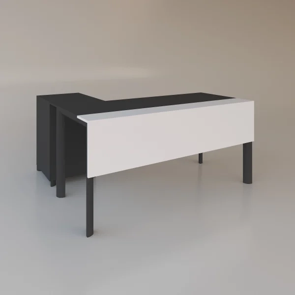 تصویر میز کارمندی سپیدار