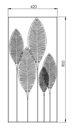 another image of W4401 small wall decoration