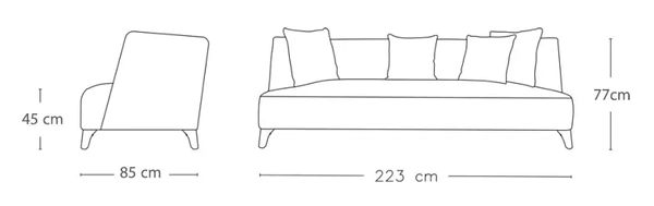 image of Rayan Triple Sofa