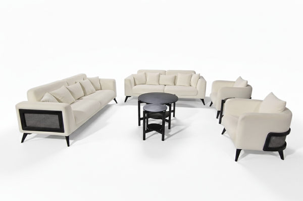 تصویر ست مبلمان حصیری تصویر ست مبلمان حصیری