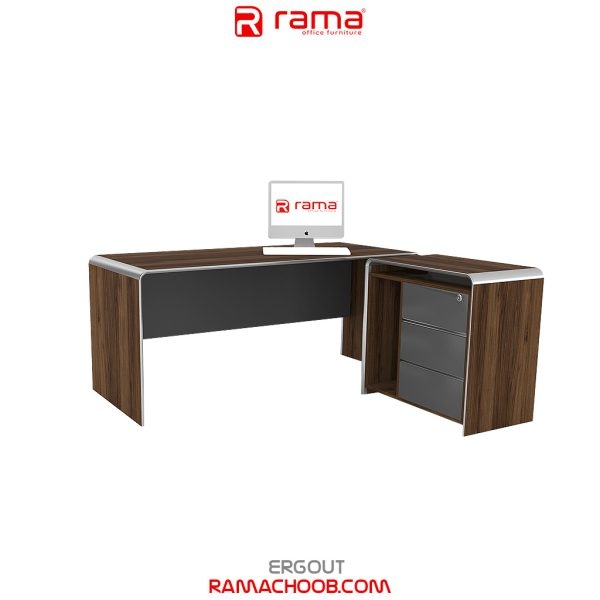 تصویر میز کارمندی ارگوت ال دار