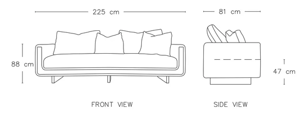 image of Rondo Triple Sofa