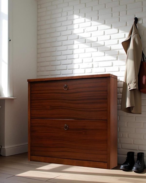 image of 80 shoe cabinet 2 doors