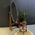 image of Oval Mirror with Stool