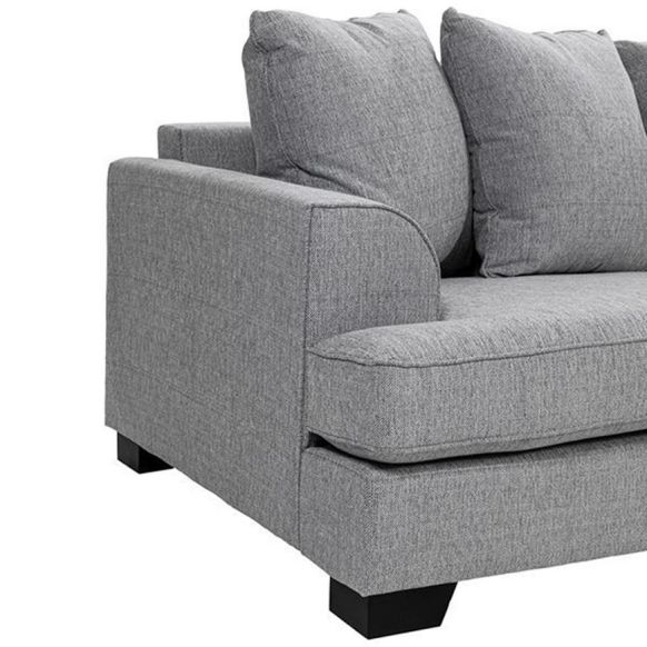 image of KINGSTON sofa R grey 632028