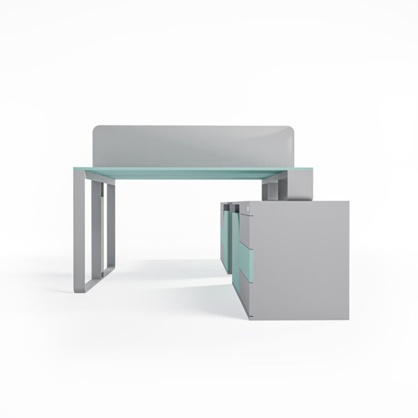 تصویر میز کارگروهی ۲ نفره Medusa مدل WL2