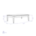 image of Toya rectangular coffee table