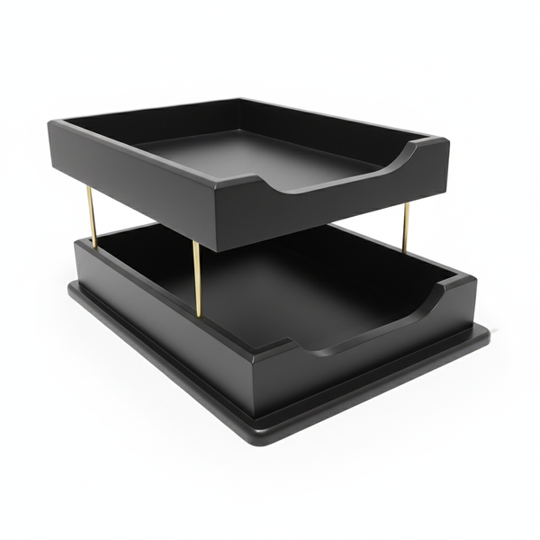 تصویر ست رومیزی مدیریتی چوبی