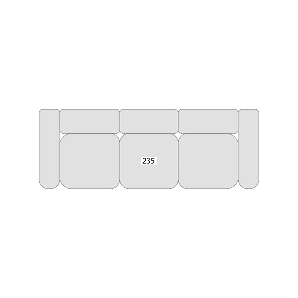 image of 1902 three seater sofa