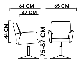 تصویر مبل گردان سل R240