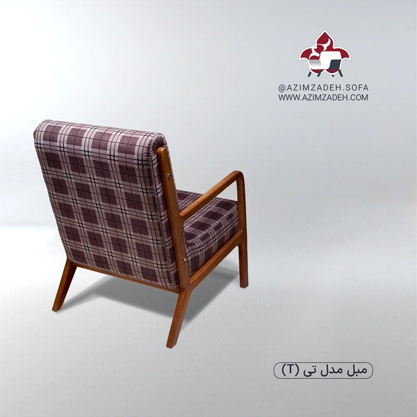 تصویر مبل تک نفره غزال
