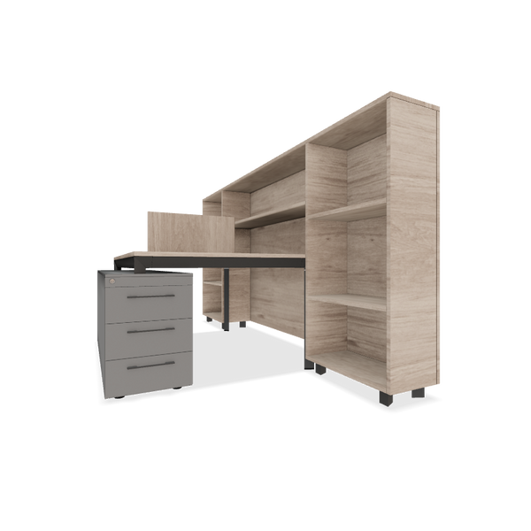 تصویر میز G205 گروهی- دو نفره با کمد